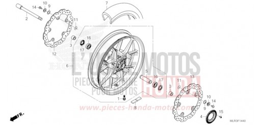 ROUE AVANT CBR500RAT de 2026